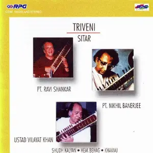 Treveni Sitar Ravi Shankar Vilayat Nikh image