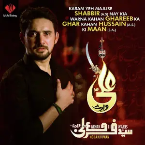 Kahan Ghareeb Ka Ghar Kahan Hussain Ki Maan image