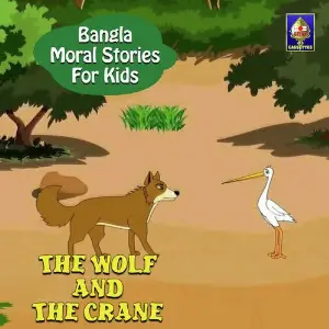 Bangla Moral Stories for Kids - The Wolf And The Crane image